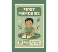 Baby Memory Notebook "First Memories": Retro Vintage Journal - Cute Baby Cover Designs: Lovely Baby Shower & Newborn Gift, Perfect for New Parents to ... Hardcover, 120 Blank Pages, 6"x9", A5