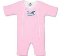 Baby Merlin's Magic Sleepsuit - Producto de transición de microfibra para bebé - Diseño suave y transpirable, doble cremallera para facilitar los cambios de pañales, promueve un sueño seguro - Rosa