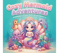Baby Mermaid Adventures: Cute and Easy Coloring Book for Kids Ages 3-8 with Adorable Mermaids, Sea Creatures, Seashells and Magical Ocean Scenes (Little Adventures Coloring Books)