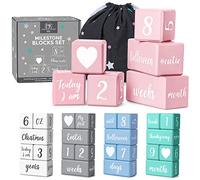 Baby Milestone Blocks - Rosa
