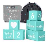 Baby Milestone Blocks - Turquesa