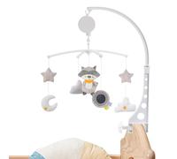 Baby Mobile - Musical Mobile, Marco de imágenes y Chimes colgantes | Ayuda para portátil para bebés, accesorio de guardería decorativa para cochecitos, habitación para bebés, elementos