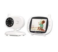 Baby Monitor 3.5in Wireless Baby Video Monitor con Cámara y 2 Way Talk Lullaby Baby Monitor Night Security Baby Camera 100-240V (Enchufe de la UE)