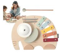 Baby Musical Toys, Kids Instruments, 10,6 x 7,9 pulgadas Elephant-Shaped percusion Toy, Interactive Sound Toy for Preschool, Birthday, Early Education, Activities, Multicolor