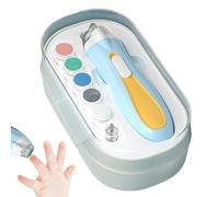 Baby Nail Care Electric, Professional Nail Clippers with Dust Cover, LED Light Automatic Nail File, Rechargeable Finger Nail Clippers for Toddler, Children, Safe Nail Care for Kids