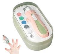 Baby Nail Care Electric, Professional Nails Trimmer with Dust Cover, 6.69x3.74x2.36 Inches Automatic Claw File & Finger Clippers, Rechargeable for Kids, Children, and Grooming Tool