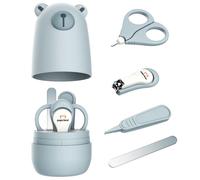 Baby Nail Clippers Juego con lindo kit de archivos de la ua infantil y la ua para la manicura y pedicura New Mom Grooming Gift