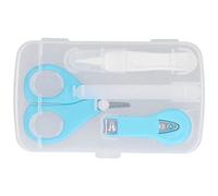 Baby Nail Kit Safety Clippers Scissors Tweezers File Complete Manicure Pedicure Set for Newborns Infants 0 3 Years Old PP ABS Stainless Steel Dust Proof Box