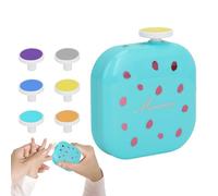 Baby Nail Trimmer Electric Safe - Juego de limas de uñas recargable por USB con parpadeo | Cuidado de uñas con 6 almohadillas de molienda y dos velocidades para el hogar, el salón y los viajes