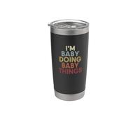 Baby Name Baby Personalized Name First Given Vaso térmico de acero inoxidable de doble pared