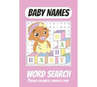 Baby Names Word Search: Word Searches for Adults with Easy to Read Print About Baby Names | 6x9 inches, 110 pages | 50+ Puzzles ... Gift for Vacations, Holiday and Leisure