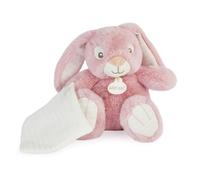 Baby Nat' BN6069 - Pantin con Doudou para bebé, Color Rosa Polvoriento, colección Malow, Idea de Regalo de Nacimiento - Compañero Totalmente Suave para Abrazos y Comodidad - Lavable a máquina a 30º