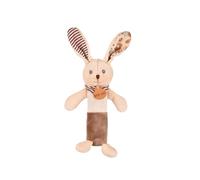Baby Nat' BN6160 - Sonajero para bebé, diseño de Conejo, Color Natural, colección de pupi, Despertar sensorial, Primer Juguete para bebé, fácil de agarrar y Manejar, fácil Mantenimiento