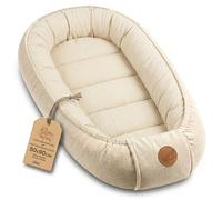 Baby Nest Bebé - Nido Reductor Suave Mullido y portátil Bebe | Calentito acogedor para Recién Nacido - ideal Cuna Moisés Cochecito Habitación Viaje nidito Beige Pana
