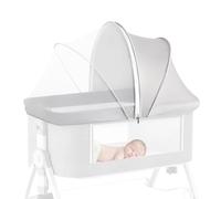 Baby Net - Cubierta de red reutilizable para cochecito - Barrera protectora con correas elásticas para mantener al bebé fuera del camino y cómodo