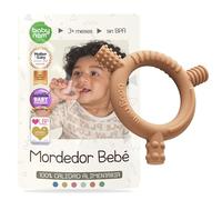 Baby Nom ® Mordedor Bebe 3 Meses o Más - 100% Silicona Alimentaria Mordedor Bebe para El Alivio de Las Encías y El Desarrollo Sensorial