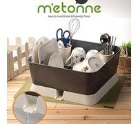 Baby nursing Bottle drying Rack Drain tray Bottle Storage Organizador Basic (Modern Grey)