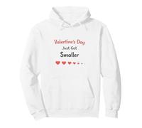 Baby On The Way Valentine Just Got Smaller Sudadera con Capucha