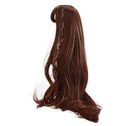 Baby Original Lang, 1 3 BJD Peluca de Muñeca Resistente al Calor a Alta Temperatura Marrón Seda Muñecas de Pelo Juguete Oscuro Curly para 8-9 Pulgadas 21-24 Cm Pelucas 8 9 in 21 24 cm