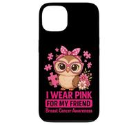 Baby Owl I Wear Pink For My Friend Concientización sobre el cáncer de Mama Carcasa para iPhone 13