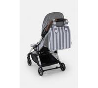 Baby Pasitos Colchoneta Bebé Universal 34x84 cm y/o Bolso Organizador Carro 35x33x10 cm - Accesorios Silla Paseo - Transpirable 3D - Pack Disponible (Bolso Rayas Gris)
