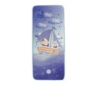 Baby Pasitos Colchoneta Universal Silla de Paseo Bebé 84x34 cm, Tejido 3D Transpirable, Funda Acolchada para Carrito, Varios Diseños y Colores (Barco Marino)