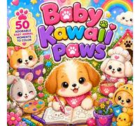 Baby Paws: 50 Adorable Cozy Scenes to Color