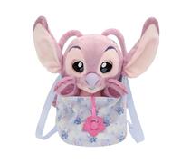 Baby Paws Disney Angel Peluche Interactivo Peluche con Sonidos Que Abre Y Cierra Los Ojos E Incluye Una Bolsa para Llevarlo Contigo Niños y Niñas de 3 Años o Más
