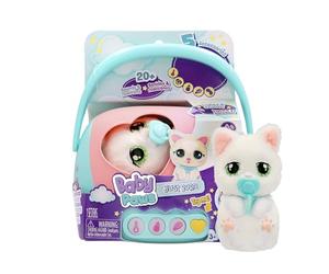 Baby Paws Just Born Gatito Mascotas INTERACTIVAS Mascota con Un Transportín Electrónico con Muchas Funciones A Partir de 3 Años