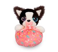 BABY PAWS Mini Border Collie, Perrito Que Incluye Una Bolsita Dentro De Su Cuerpo Y Tiene Sonidos, Puedes Llevarlo a Donde Quieras, Juguete para Niños y Niñas de 3 Años o Más