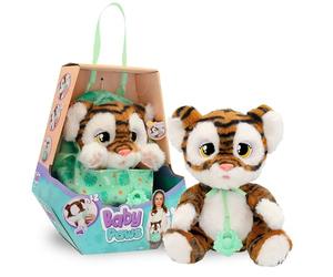 Baby Paws Tiger Peluche Interactivo Tigre con Sonidos Que Abre Y Cierra Los Ojos E Incluye Una Bolsa para Llevarlo Niños y Niñas de 3 Años o Más