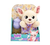 BABY PAWS Yummy Chihuahua, Perrito Cuya Barriguita se Hincha Cuando le Das de Comer y se Deshincha al Ponerle el Chupete, Juguete Regalo para Niños y Niñas de 18 Meses