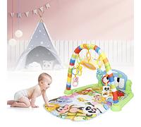 Baby Piano Gym, Kick and Play Tapete de juego para bebé recién nacido, centro de actividades, tapete de juego para bebés y niños pequeños, desde el nacimiento 0 meses
