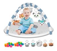Baby Play Mat Center Center con Music & Light Safe & Exboveable Fun Baby Play Gym con Colgante para recién Nacidos y niños pequeños, no Incluye Battery Playmate para