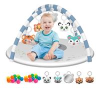 Baby Play Mat Center Center con Music & Light Safe & Exboveable Fun Baby Play Gym con colgante para recién nacidos y niños pequeños, no incluye batería, gimnasio