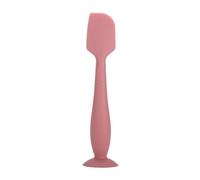 Baby Po Spatel Silikon - 16,5 cm Hochtemperaturbeständiger Creme | Applikator mit Saugnapf Basis | Hygienischer Helfeř zum Auftragen von Pflegeprodukten &