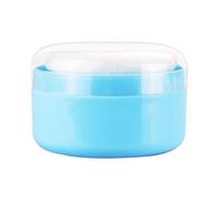Baby Powder Container With Puff, Kids Talcum Storage Box, After-Bath Body Powder Case, Portable Container For Beach, Travel, Home Use, 3.54x3.54x2.36 Inches