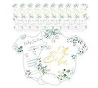 Baby Predictions And Advice Cards, 13.5x15cm Baby Prediction Card For Parents To Be, Visual Charm Neutral Planning Kit GamesReady-to-Use For Family Parents Girl Boy Guest Party Graduation