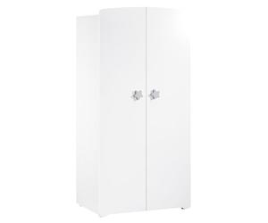 Baby Price, armario básico para cuarto de bebé con 2 puertas con pomo estrella