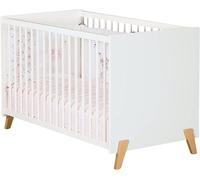 Baby Price Cama de bebé de 120 x 60 sobre patas de madera blanca