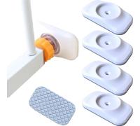 Baby - Protector de pared para niños, 4 unidades, protección de pared de seguridad, protectores para puerta de seguridad, protectores para puerta de seguridad sin perforación