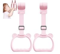 Baby Pull-Up Rings, 2 piezas Cot Hangable Rings, Training Tool on Walking Practice, Durable Cots Accessories, Toy Straps for Boys, Daycare & Yard Play, Safe & Easy Installation