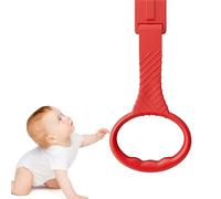 Baby Pull Up Rings, Crib Handle Grips, Non-Slip Design, Easy Install Polymer Clips, Babies Training Support, Ideal to Standing Practice, Walking Aid, Crib Accessory for 0-3 Years