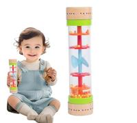 Baby Rain Stick, Rain Stick Instrumento Musical | Spinner Tube Ratch | Learning Sound Learning Play Musical Toy para niños pequeños para niños Pascua Viaje en el Aula de Viajes Preescolar
