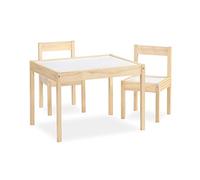 Baby Relax Hunter Juego de mesas y sillas para niños, 3 Piezas, Gris