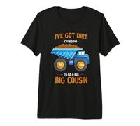 Baby Reveal o Tengo Suciedad Que voy a ser un Gran Primo Camiseta Premium