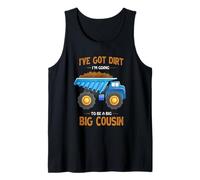 Baby Reveal o Tengo Suciedad Que voy a ser un Gran Primo Camiseta sin Mangas