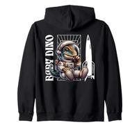 Baby Roar Astronaut Dinosaur Dino Space Cosmic Galactic Art Sudadera con Capucha