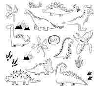 Baby RyRo London Vinilos Dinosaurios - Papel Pintado Infantil con Murales y Vinilos Infantiles Precortados, Fácil de Pegar y Quitar, Vinilo Infantil Pared Durable, 36 Pegatinas para Niños y Padres