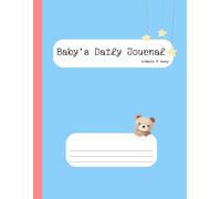 Baby’s Daily Journal - simple & easy - bear star: Quick and Simple Record Book for Baby’s Growth and Special Moments